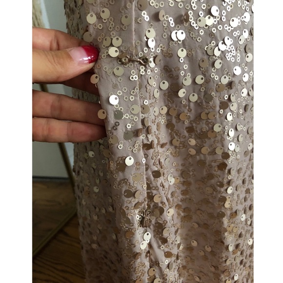 Sequin rose gold gown - Picture 5 of 7